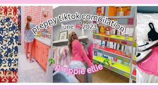 ╰ ♡ preppy tiktok compilation ⭐️🛼🌴 1 [upl. by Einitsed266]