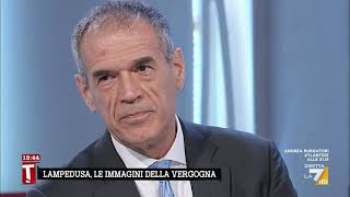 Lampedusa Musumeci quotLEuropa ci dica se considera la Sicilia un Paese del Nordafricaquot [upl. by Laet]