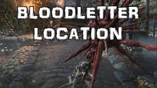 Bloodborne The Old Hunters DLC  Bloodletter Great Mace Weapon Location [upl. by Franny820]