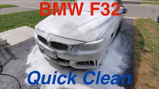 Quick cleaning a BMW 4 Series F32 [upl. by Bernard]