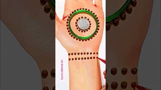 Teej Special Easy Dots Mehndi Design  Mehandi Design mehndi henna shortvideo ytshorts video [upl. by Marlea312]