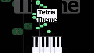 Tetris Theme  Piano Tutorial [upl. by Rosenstein]