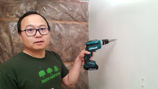 Makita drywall screw gun review [upl. by Aillicsirp838]