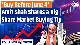 Amit Shah Shares Stock Market Tip Buy before June 4  LokSabha Election 2024  Stock Market [upl. by Margot]