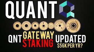 🚨 QUANT  100 QNT  GATEWAY STAKING 56k per yr UPDATED❗ COMMUNITY GATEWAY [upl. by Awram]