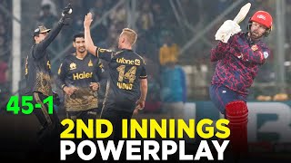 2nd Innings Powerplay  Peshawar Zalmi vs Islamabad United  Match 13  HBL PSL 9  M2A1A [upl. by Button]