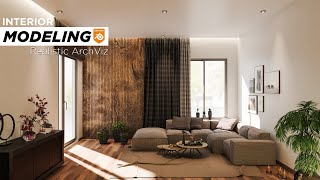 How to Make Interiors in Blender Tutorial [upl. by Thorlay]