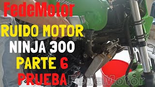 Ruido en motor ninja 300 Parte 6 FedeMotor [upl. by Nohsyar245]