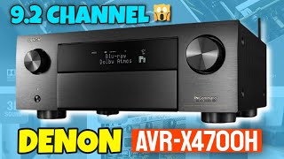 9 Channel Receiver  Denon AVRX4700H 8K Ultra HD 92 Channel AV Receiver Review [upl. by Ginevra695]