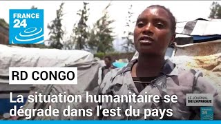 La situation humanitaire se dégrade dans lest de la RD Congo • FRANCE 24 [upl. by Essyle]