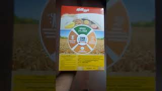 Kelloggs cornflakes with real strawberry puree Kelloggs cornflakes shorts viral [upl. by Ayatnohs]