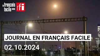 Attaque de lIran  la population israélienne est sous le choc  Journal • Français Facile  RFI [upl. by Fast]