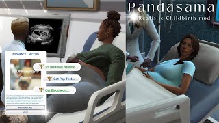 REALISTIC CHILDBIRTH GOT AN UPDATE  Pap Smears Blood Work Weaning and more  Sims 4 Mod Review [upl. by Nuri]