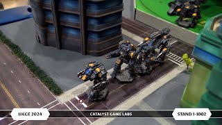 Massive Mech Wars On The Table Top In Battletech From Catalyst Game Labs  Stand 11002 [upl. by Inalej575]