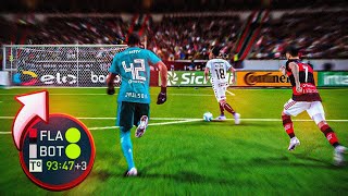 FINAL DA COPA DO BRASIL FLAMENGO VS BOTAFOGO DESASTRE IMENSO  PES 2020  RUMO AO ESTRELATO 170 [upl. by Merriam]