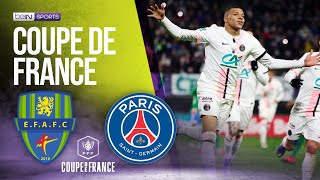 SC Feignies vs PSG  COUPE DE FRANCE HIGHLIGHTS  12192021  beIN SPORTS USA [upl. by Victoir912]