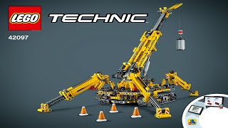 LEGO instructions  Technic  42097  Compact Crawler Crane Model A [upl. by Joellen152]