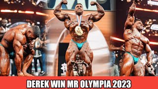 Derke lunsfurd win mr Olympia 2023mr Olympia 2023 winner [upl. by Halonna]