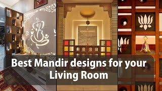 Pooja Room Designs for Small compact spaces Latest  Latest Mandir Designs  Home Mandir Designs [upl. by Sukram]