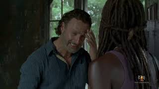 The Walking Dead  Richonne Hard Talks Pt1 thewalkingdead rickgrimes richonne michonne [upl. by Ahsikam718]