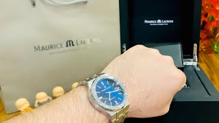 UNBOXING Maurice Lacroix Aikon Automatic 42mm Black [upl. by Jermayne]