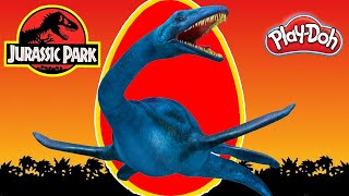 HUEVO GIGANTE de PLESIOSAURIO de JURASSIC WORLD Plastilina Play doh en Español [upl. by Corissa792]