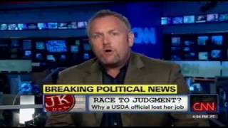 John KingAndrew Breitbart Shirley Sherrod Interview Part I [upl. by Yelekalb]