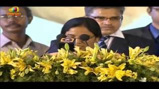 Paritala Sunitha swearing in as Minister in Chandrababu Naidu cabinet  CBN swearing in ceremony [upl. by Kerstin772]