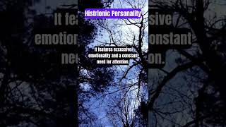 What is Histrionic Personality Disorder motivation brainanatomy brainfacts [upl. by Caria]