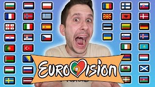 How To Say quotEUROVISION SONG CONTESTquot In 41 Languages Using Google Translate [upl. by Damali635]