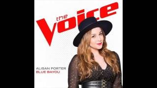 Alisan Porter  Blue Bayou Audio Studio Version The Voice US Winner 2016 [upl. by Annovy672]