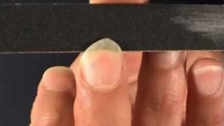 Tone Production On The Classical Guitar  Shaping filing the fingernails [upl. by Troxell566]