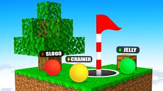 GOLF IT On A Minecraft SKY BLOCK [upl. by Marciano]