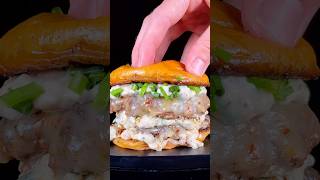 French Onion Dip Burger using Forager Project Sour Cream 🍔 foragerprojectpartner [upl. by Romeo107]