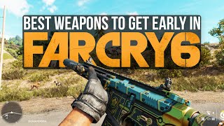 Far Cry 6 Best Weapons You Want To Get Early Far Cry 6 Weapons [upl. by Hairakcaz875]