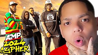 BenjaminBucks Reacts to AMP FRESHMAN CYPHER 2024 [upl. by Isiad90]