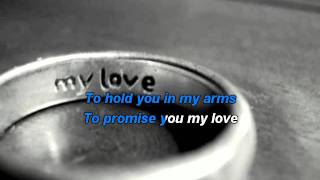 Westlife  My Love karaoke with lyrics [upl. by Ayimat]