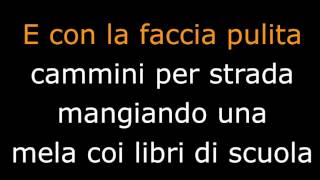 Albachiara  Vasco Rossi TESTO LYRICS [upl. by Wildon719]