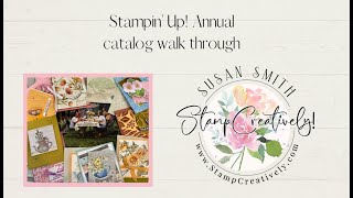 Stampin Up Annual Catalog walk through 2024 [upl. by Loar]