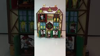 SYMPHONY SURPRISE SANTAS WORKSHOP Animated Clock Holiday Living Mr Christmas [upl. by Eindys18]