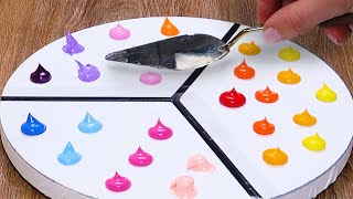 How to Paint Abstract 3 piece of art  Easy amp Beautiful Painting [upl. by Lindi]