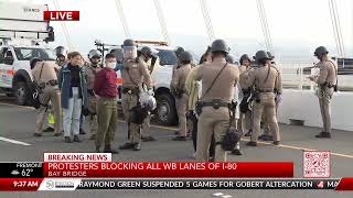 APEC protesters block Bay Bridge Thursday morning [upl. by Anaic]