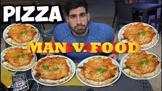 10 PIZZA  Man Vs Food [upl. by Anaujait]