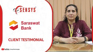 Saraswat Bank  CLIENT TESTIMONIAL  Sensys EasyTDS  TDS SOFTWARE  Taxation  Sensys Technologies [upl. by Marih]