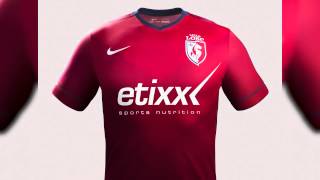 Les nouveaux maillots domicile et extérieur 201415 du LOSC [upl. by Naman]