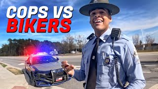 ANGRY amp COOL COPS vs BIKERS  POLICE vs MOTORCYCLE 2024 [upl. by Herschel]