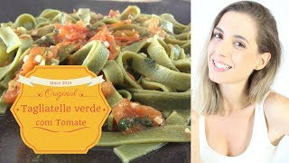 Receitas para Mães  Tagliatelle verde com Molho de tomate [upl. by Unders]