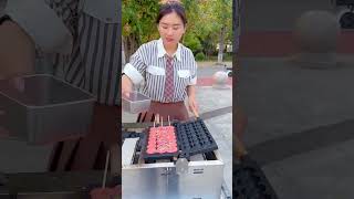 🥰 Satisfying with street food 🥳 streetfood satisfying satisfyingvideo [upl. by Brothers]