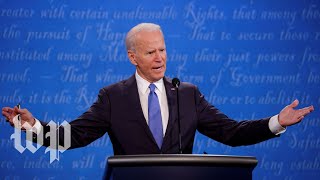 ‘C’mon man’ Biden’s consistent refrain to Trump at the final debate [upl. by Carissa525]