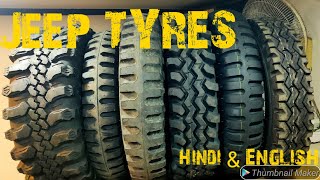 MUST WATCH FOR JEEP TYRES All in One [upl. by Cecily]